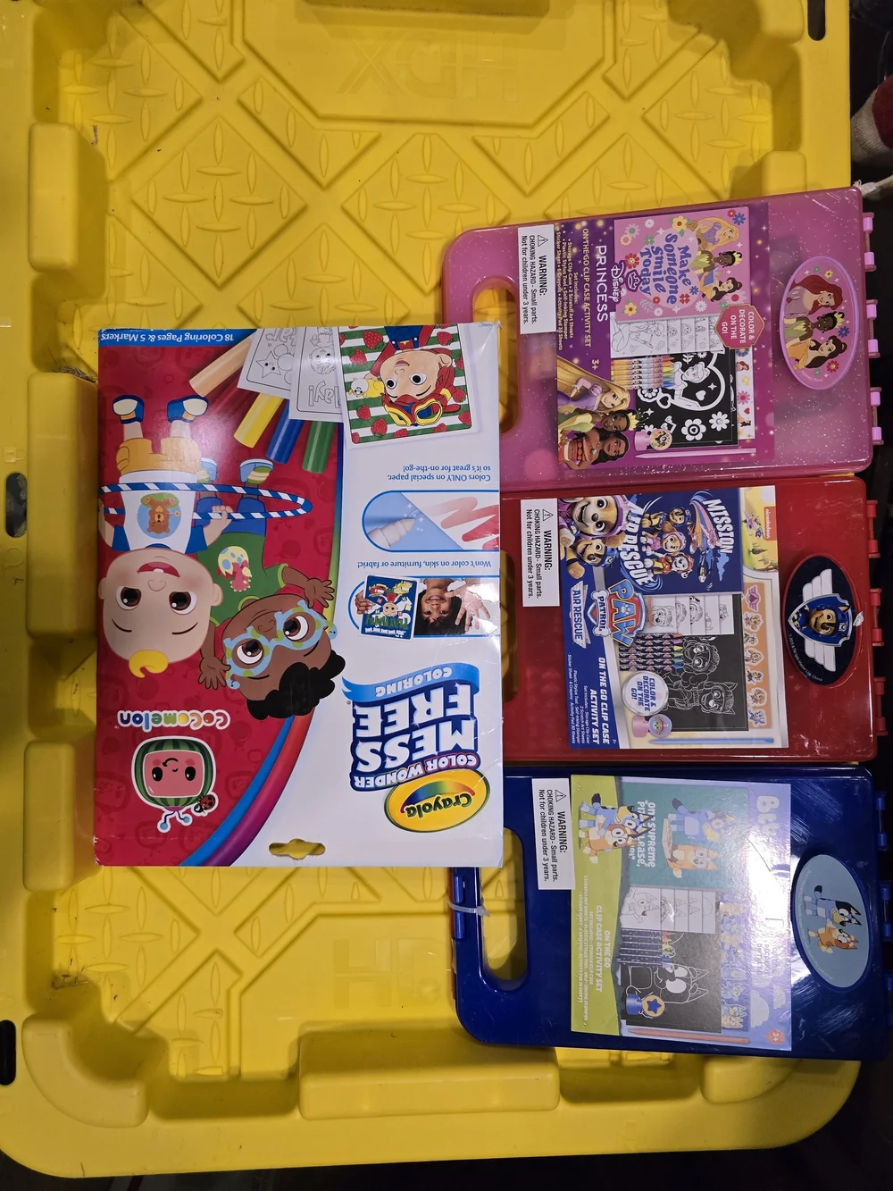Crayola Color Wonder Activity Set with Yellow, Pink, Red, Blue Covers